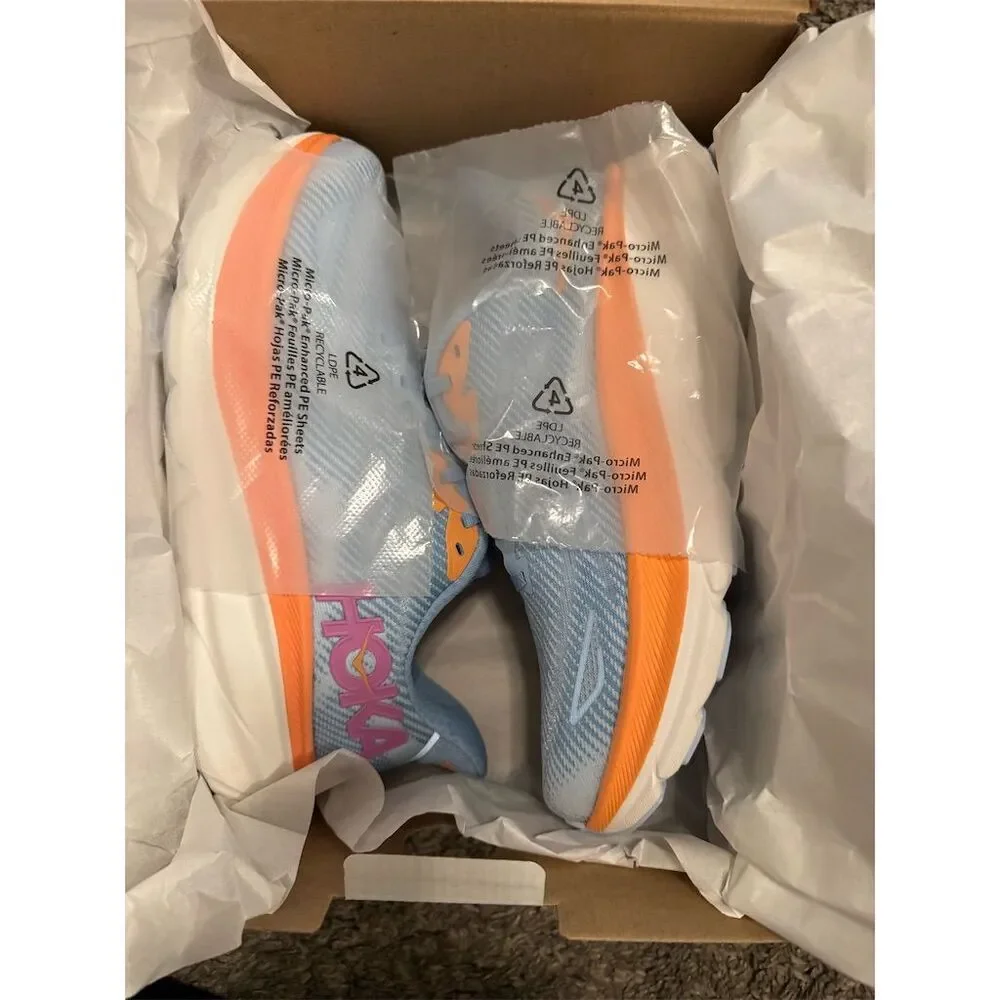 Hoka One One Clifton 9 Women's Running Shoes Blue Size 6.5B - Picture 10 of 13